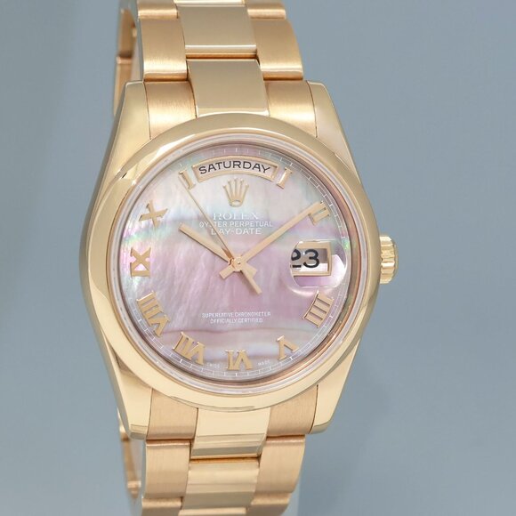 MINT! Rolex Ladies Day Date Presidential Gold Watch w/ box and tag - Picture 4 of 8